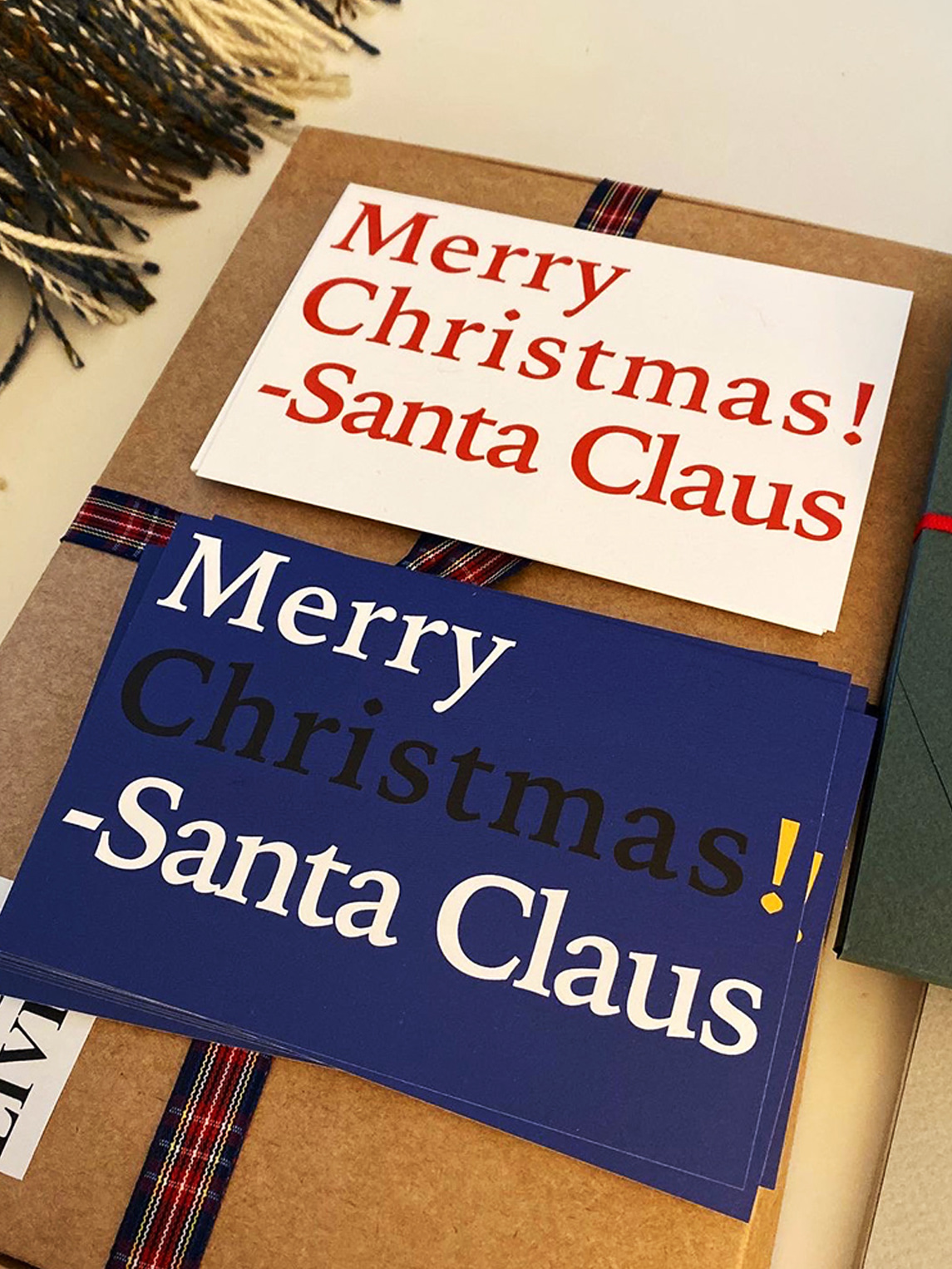 Santa Claus Message Postcard (2C)