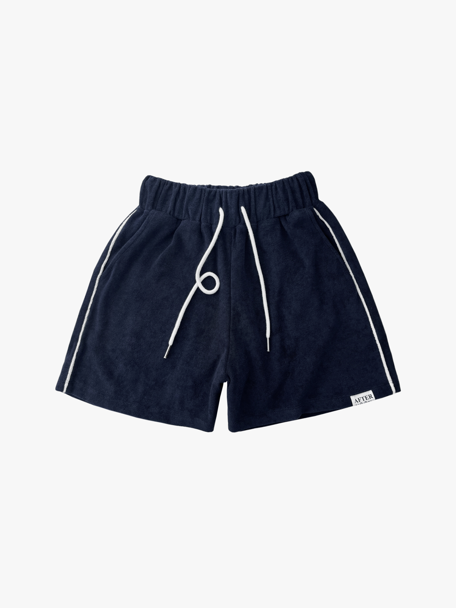 Sporty Terry Shorts (Navy Blue)