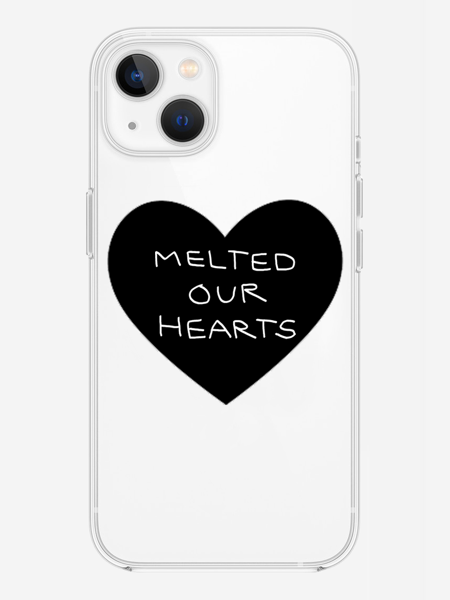 Melted Our Hearts Iphone Case (Black)